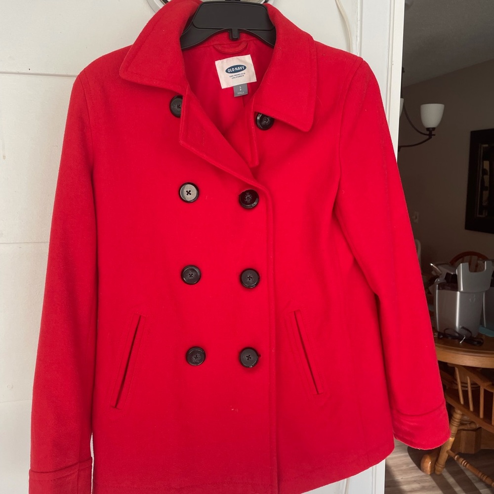 Red Peacoat